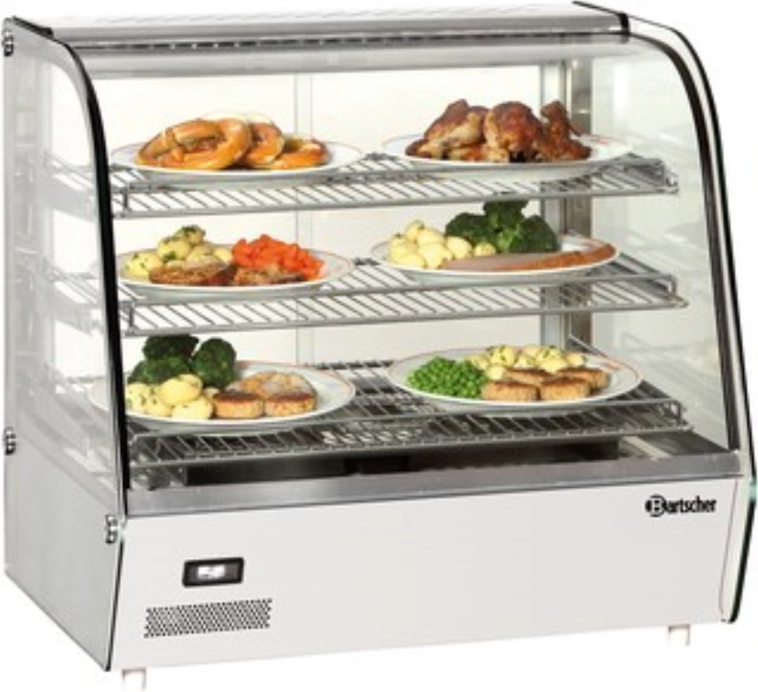 Heisse Theke Deli Plus I mit 3 Ablagen, B690xT600xH670mm