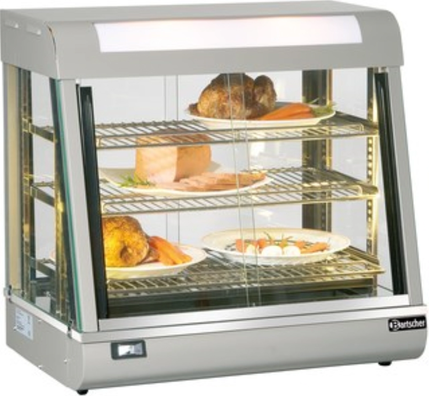 Heisse Theke Deli I mit 3 Ablagen, B660xT437xH655mm