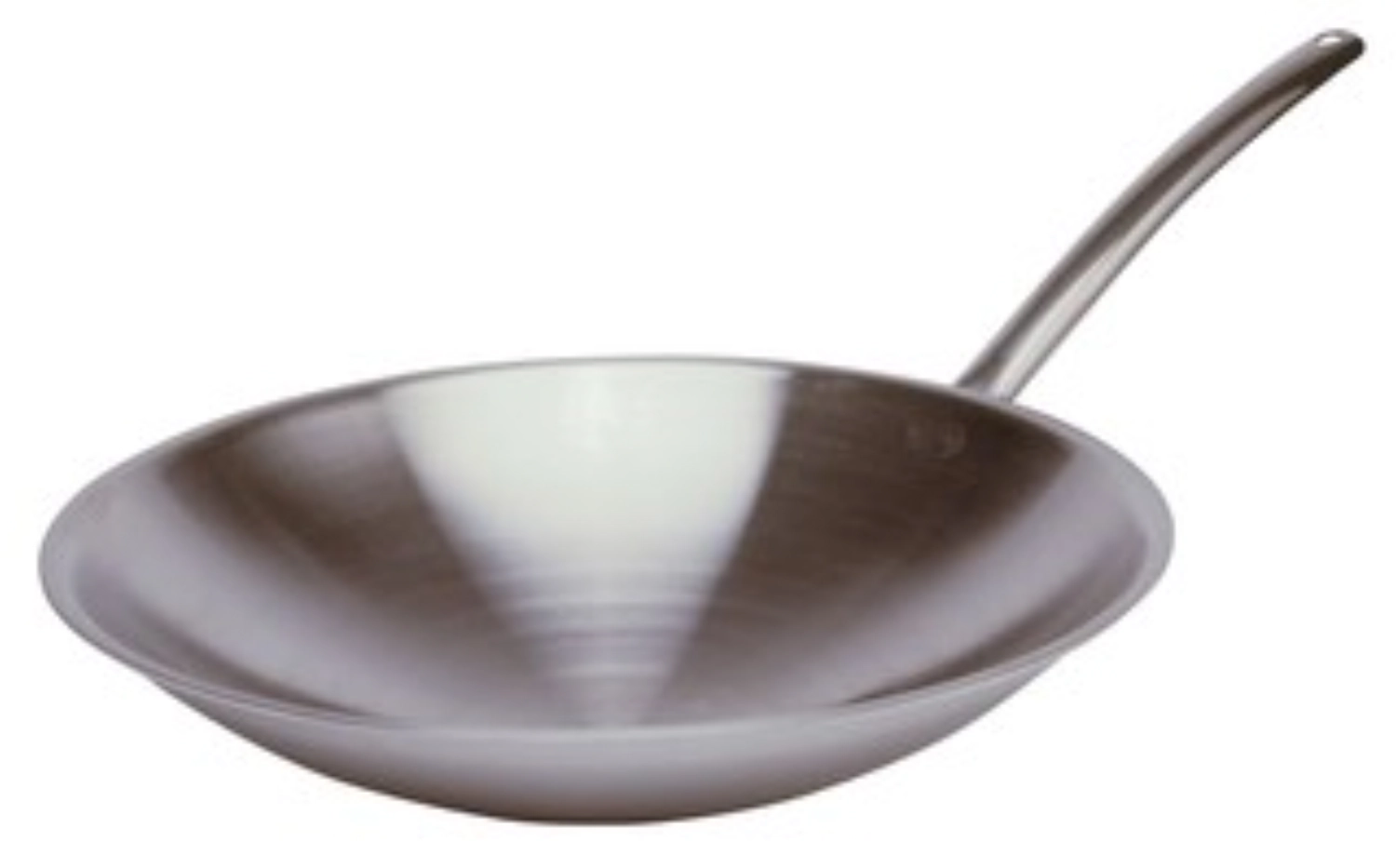 Wok-Pfanne Edelstahl Ø 380mm