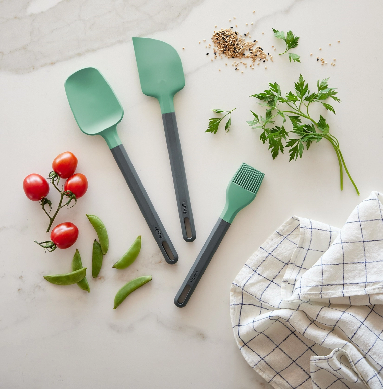 Spatule à cuillère vert