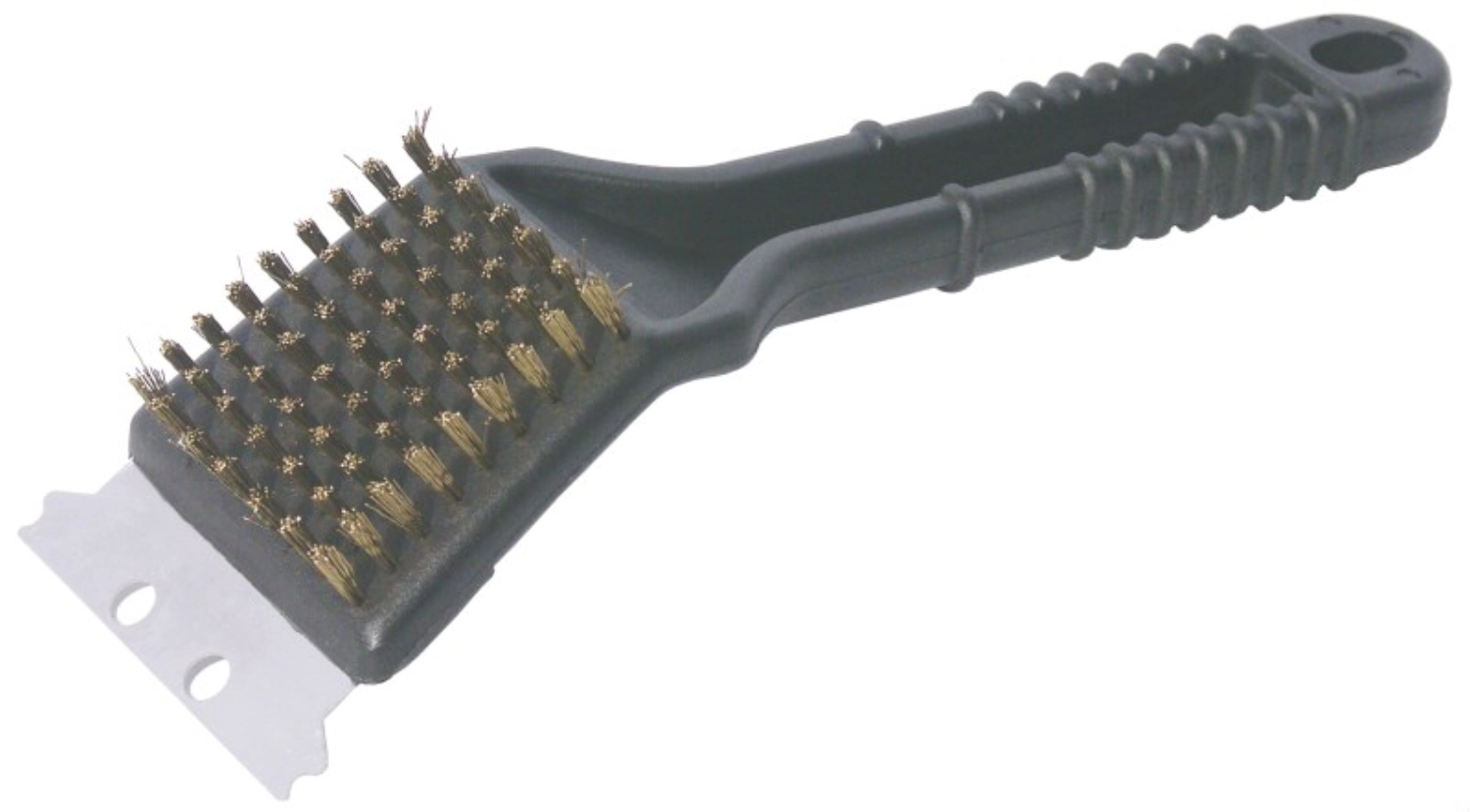 Brosse à barbecue et grattoir avec manche