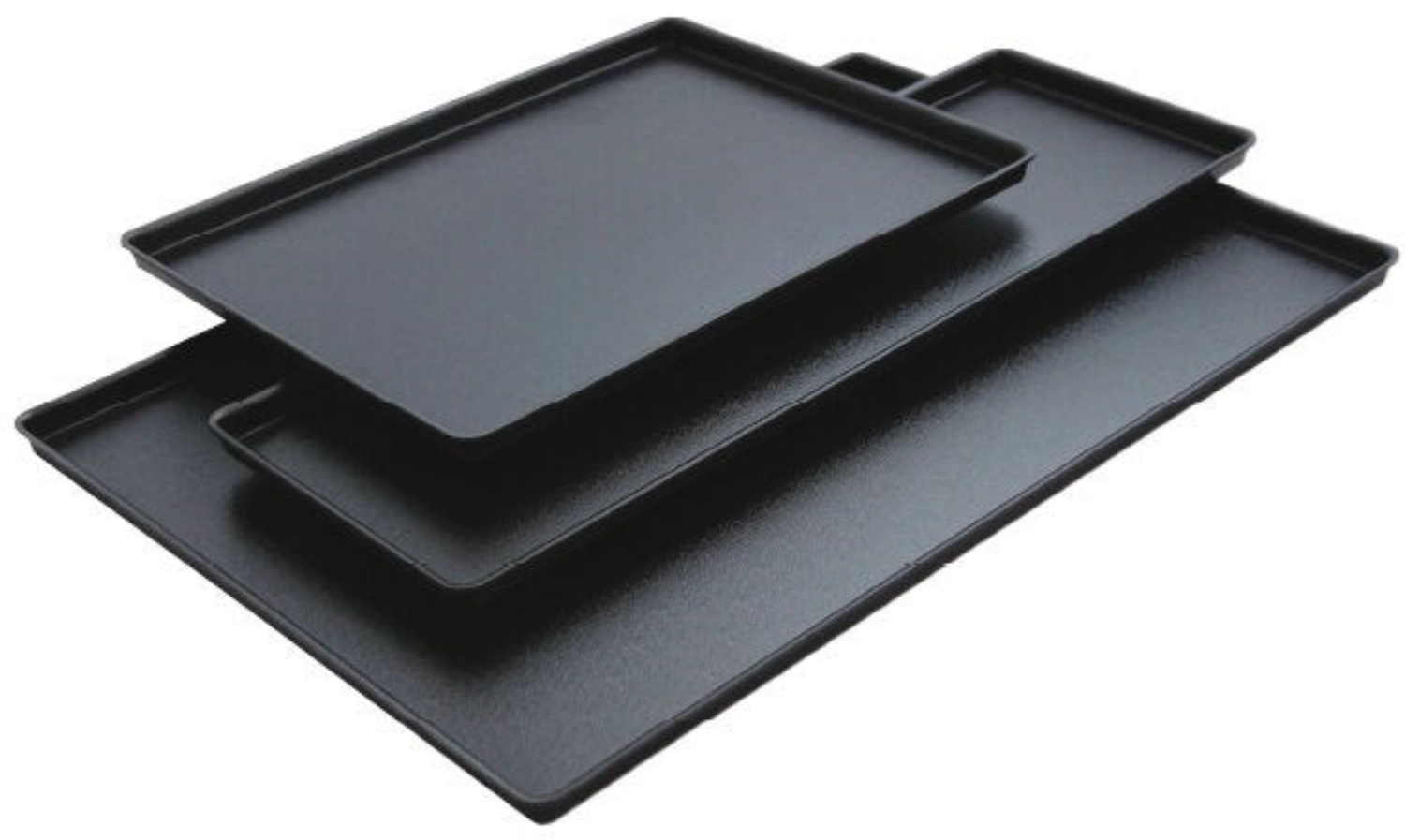 Plateau abs noir 400x300x20mm