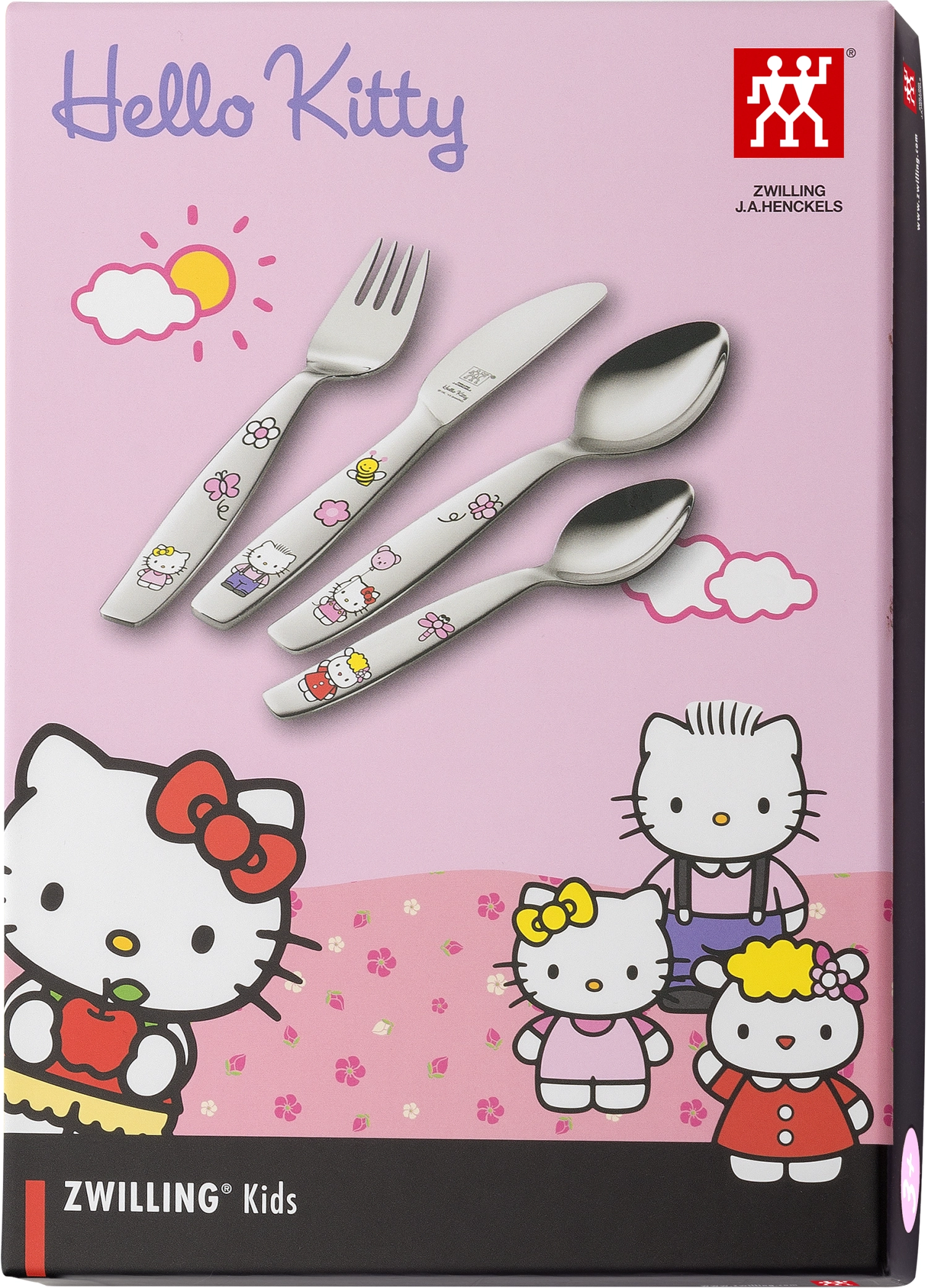 4pcs couverts pour enfants hello kitty