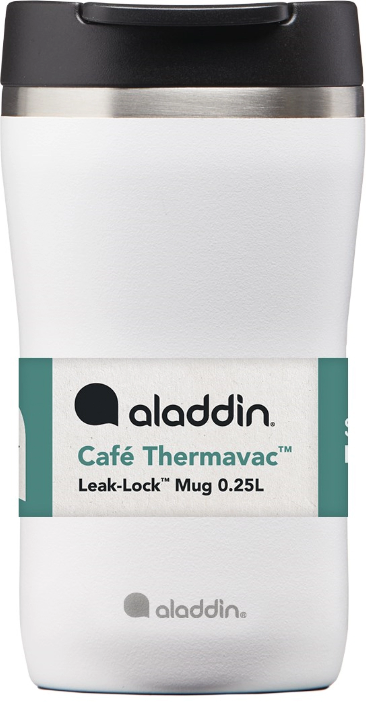 Café Thermavac Leak-Lock Stain. St. Mug 0.25L Snowf. White