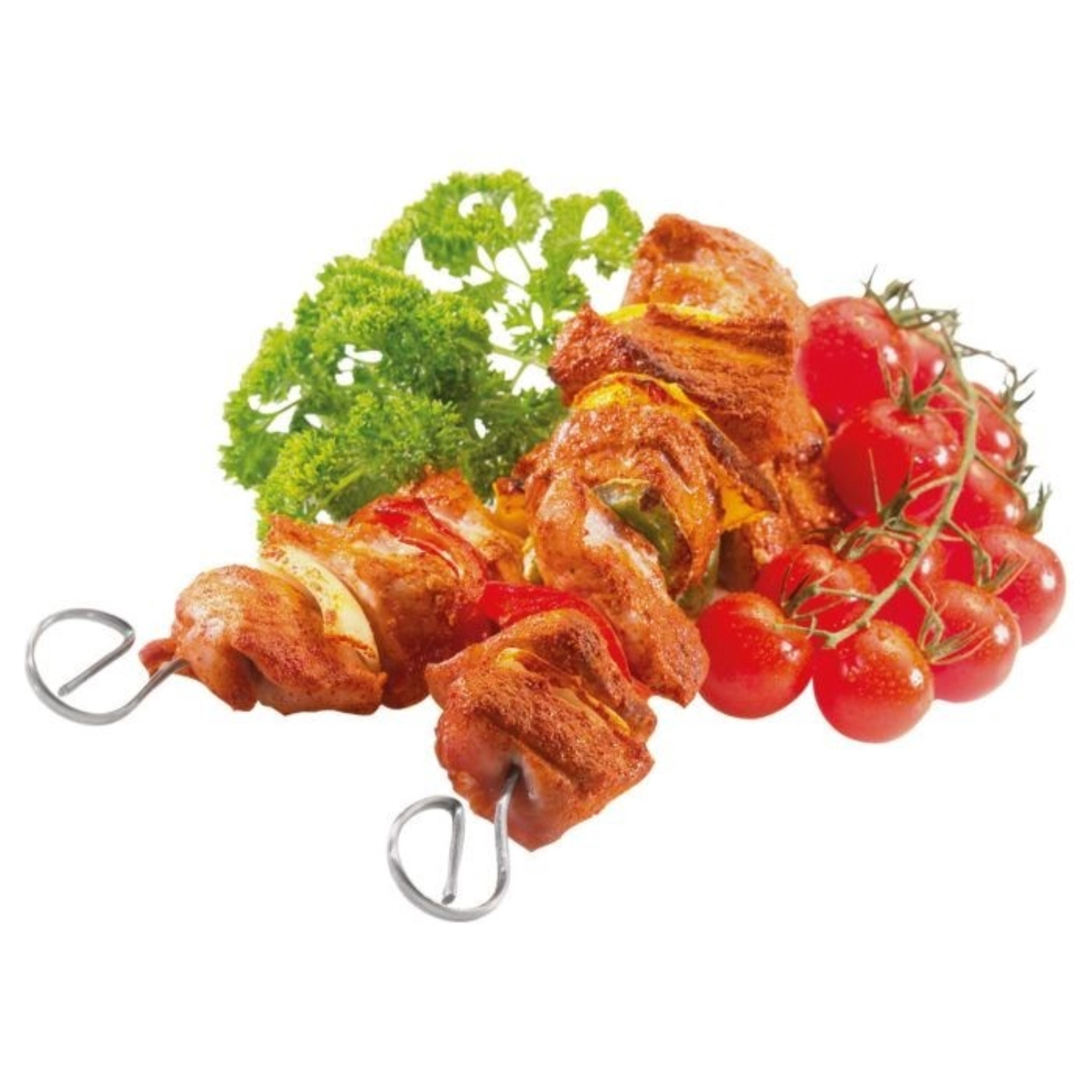 4 pcs. brochettes en inox, 21x0.5x0.3cm