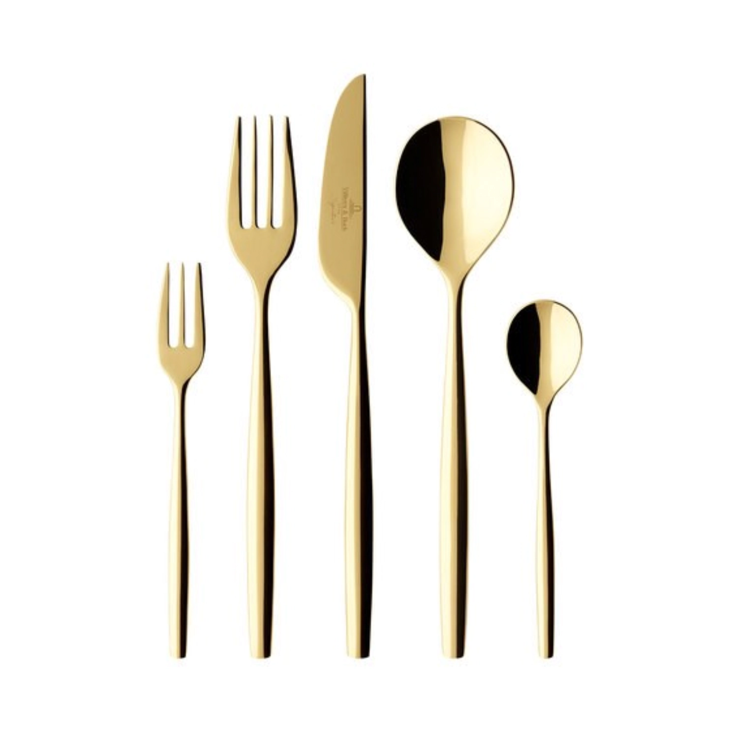 30 pcs. MetroChic d'Or Couverts de table