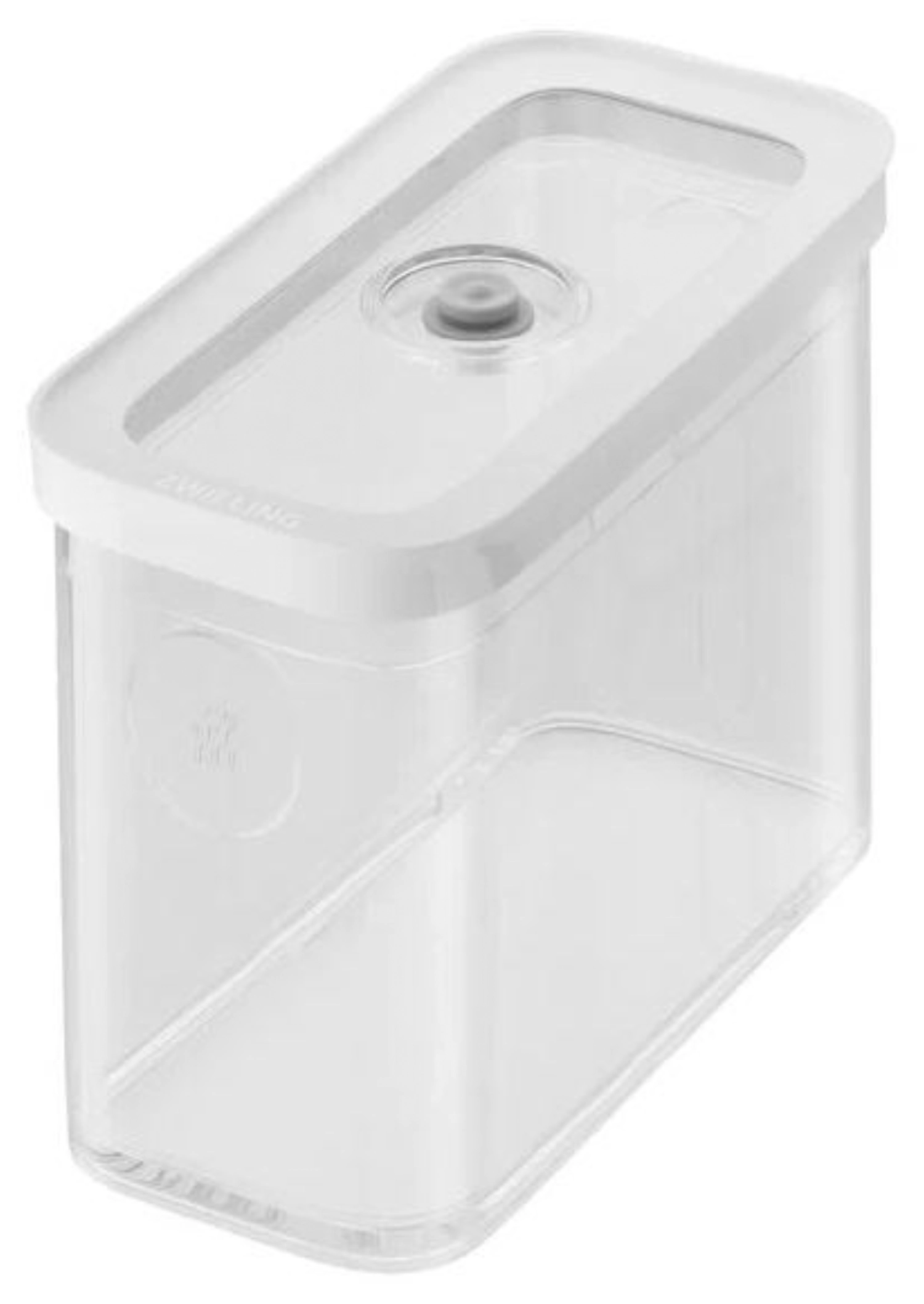 Cube box 2m, 15.2x21.4x10.7cm, 1.8l, transparent-blanc