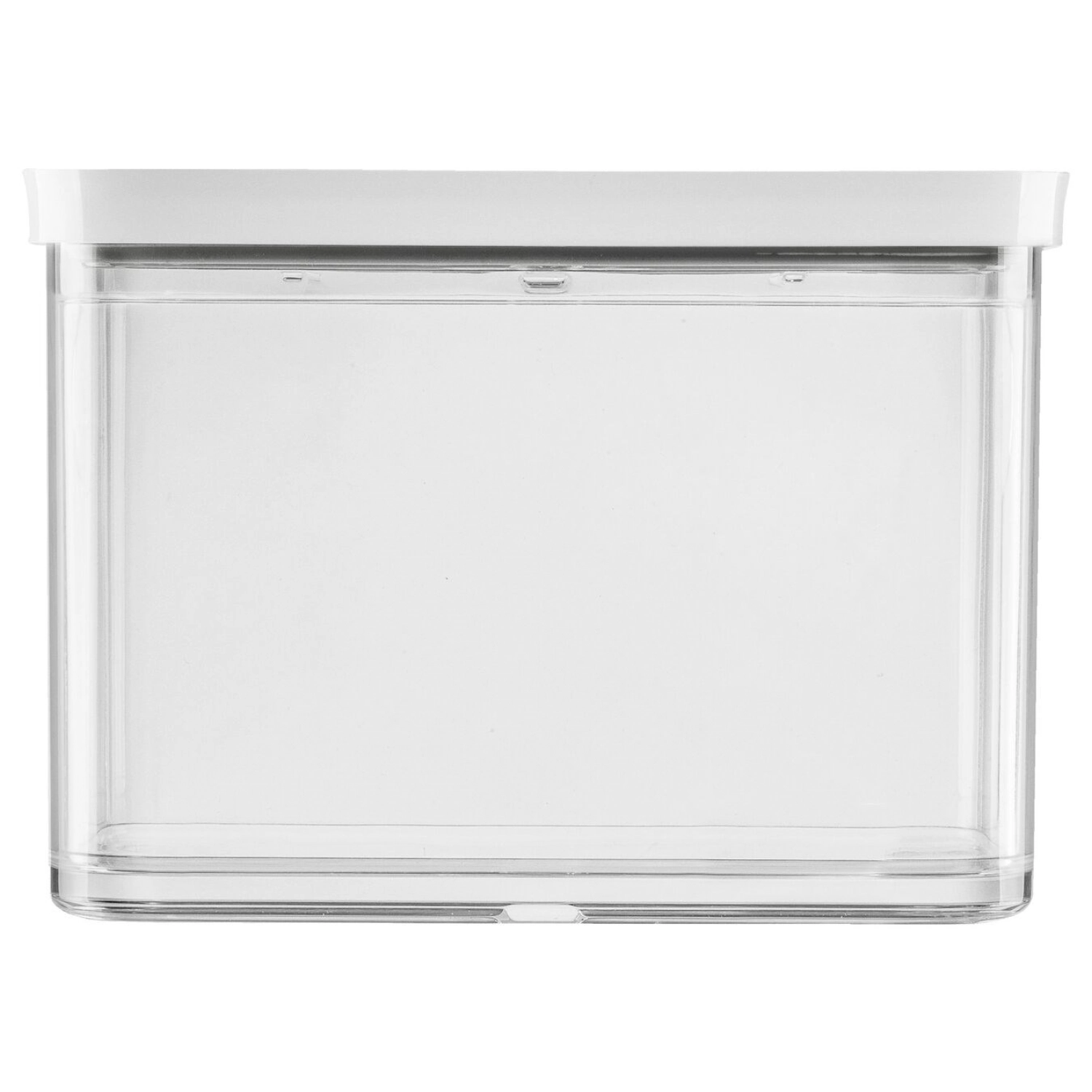 Cube box 2m, 15.2x21.4x10.7cm, 1.8l, transparent-blanc