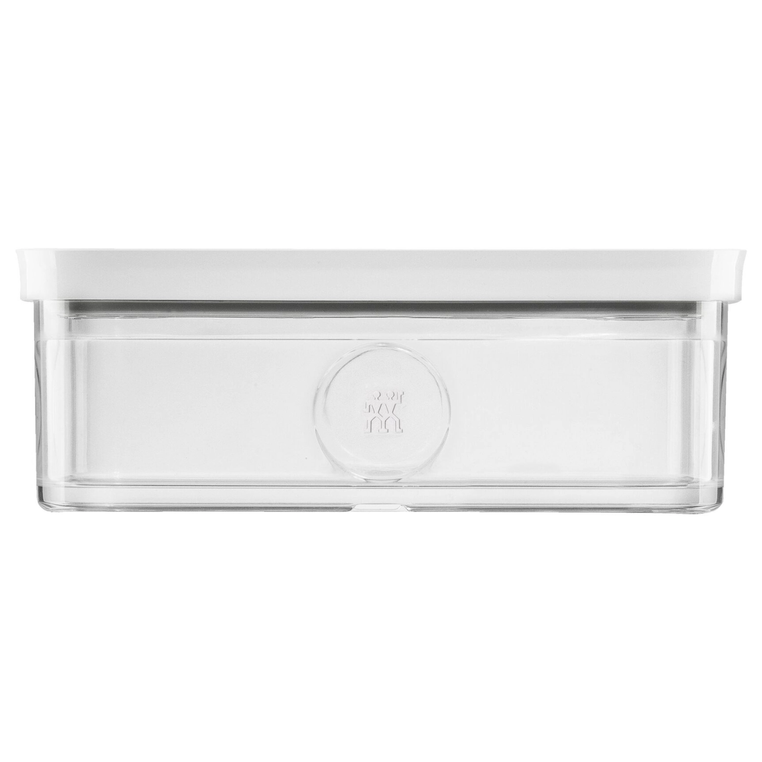 Cube box l, 7.6x21.4x21.4cm, 1.6l, transparent-blanc