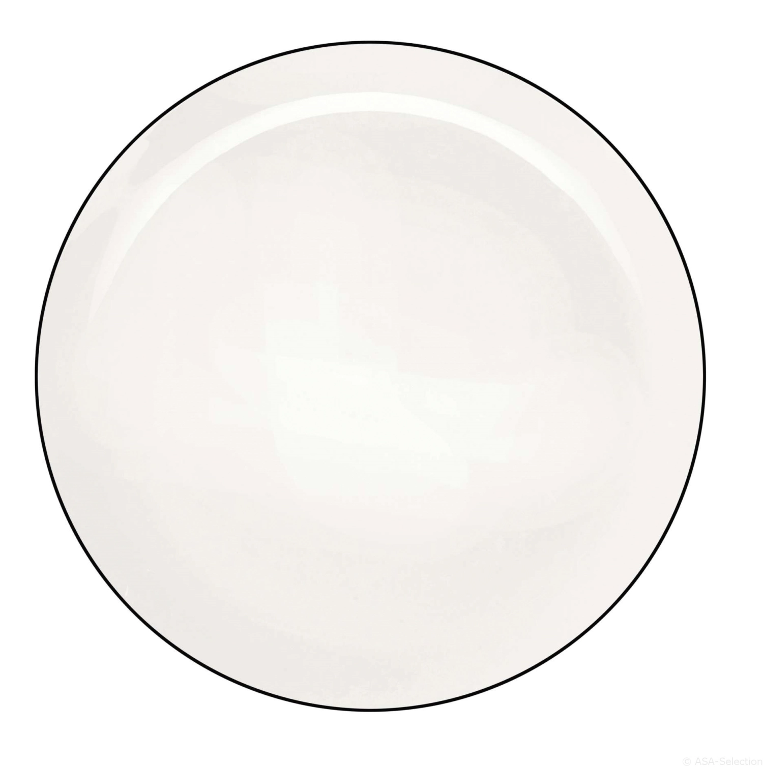 À Table ligne noire Assiette plate