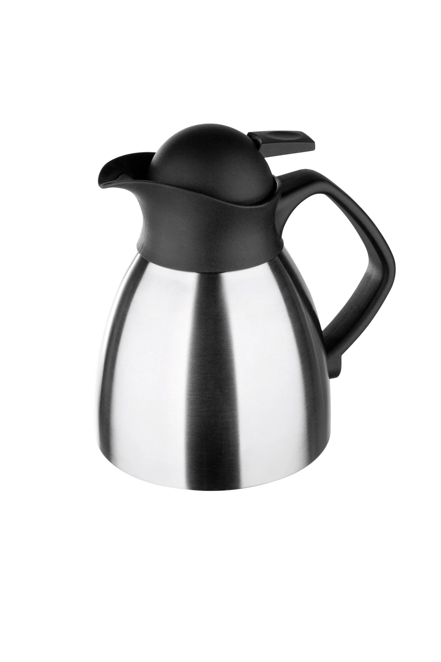 Carafe isolante acier inoxydable 0,6 l avec tête noire