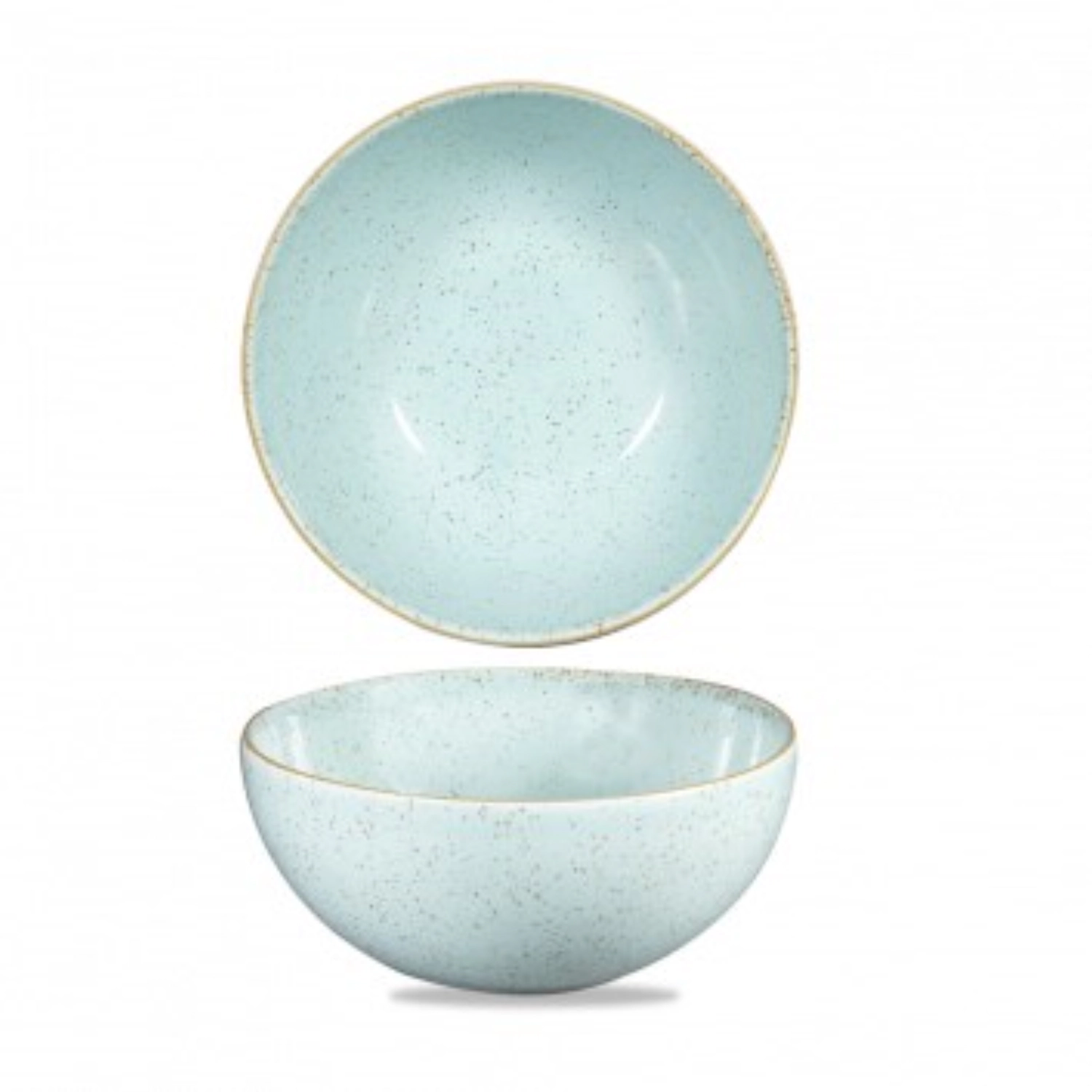 Stonecast duck egg blue coupe 18.3cm 107.5cl