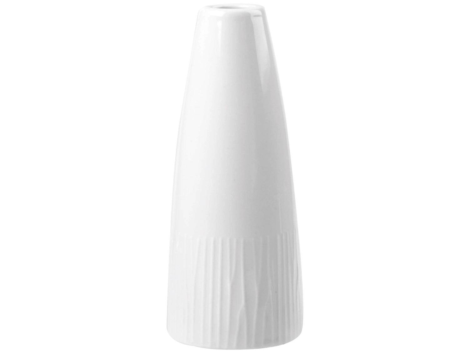 Bamboo White Vase