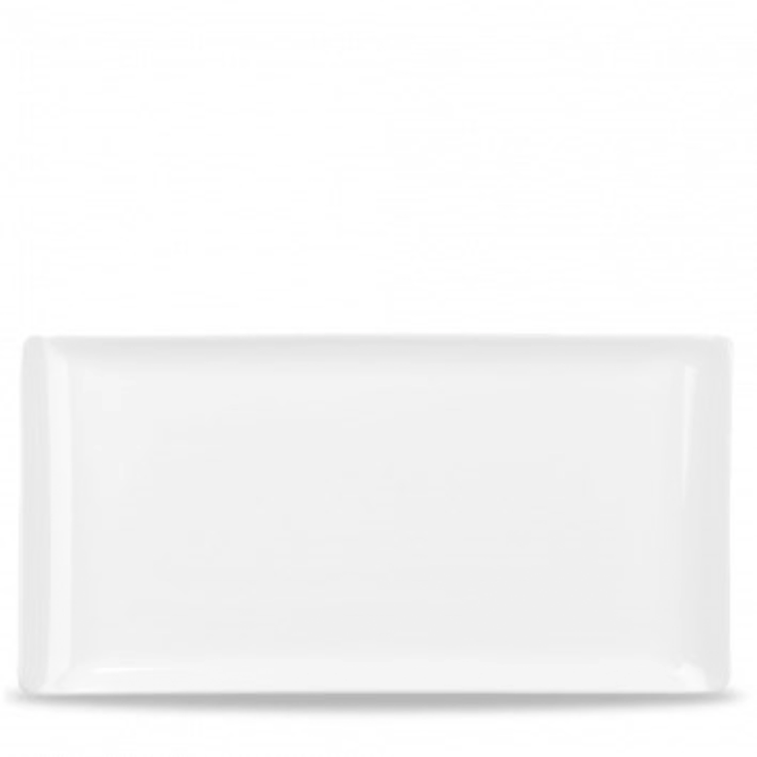 Plateau en melamine blanc 53cm x 32cm