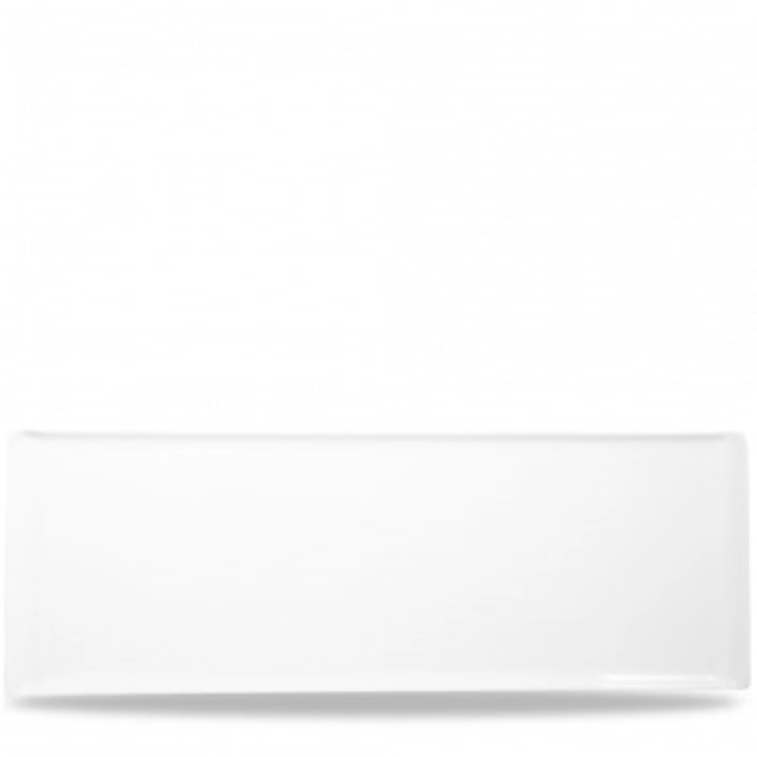 Plateau en melamine blanc 58cm x 20cm