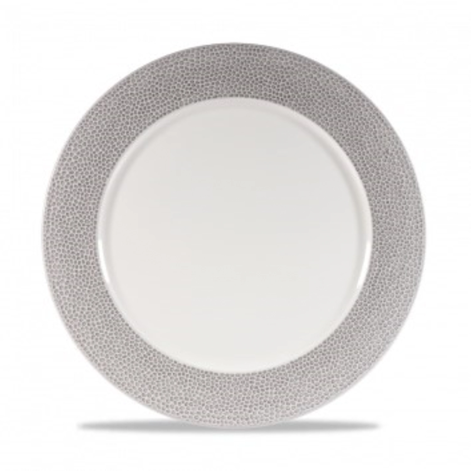 Assiette presentation shale grey 30.5cm