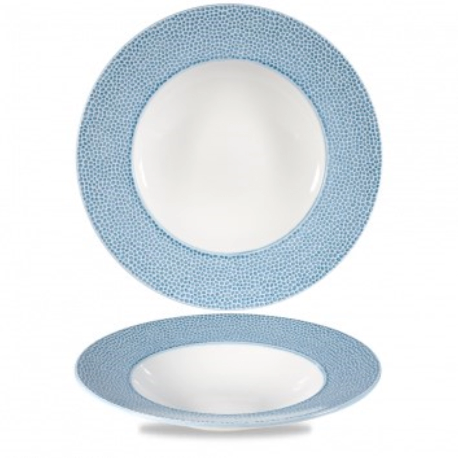 Assiette creuse ocean blue 28cm 46.8cl