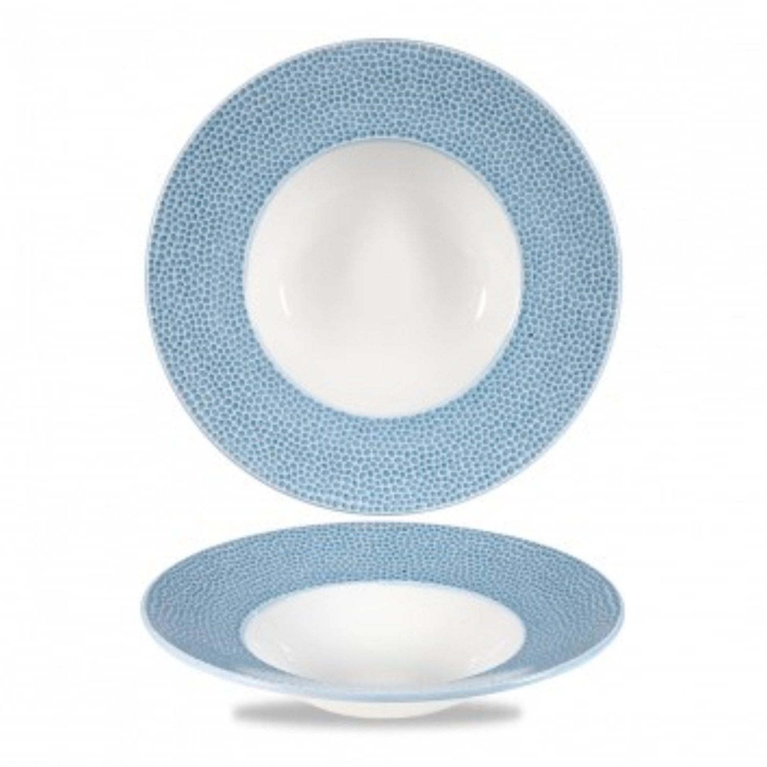 Assiette creuse ocean blue 24cm