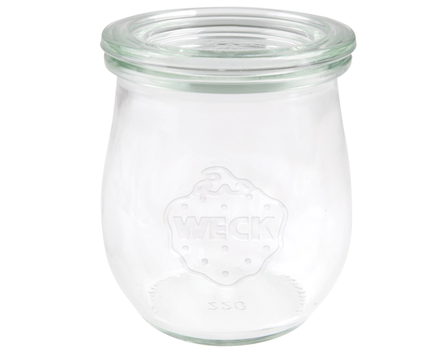 Weck mini bocal tulipe 220ml rr60 avec couvercle