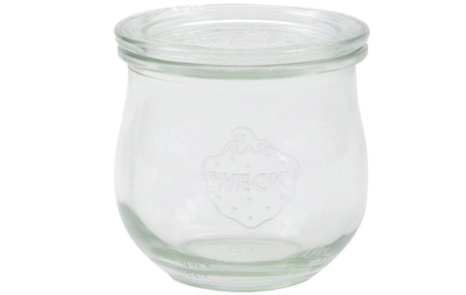 Weck verre tulipe 370ml rr80 avec couvercle