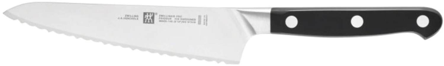 Zwilling pro ladies knife à lame crantée, 140 mm