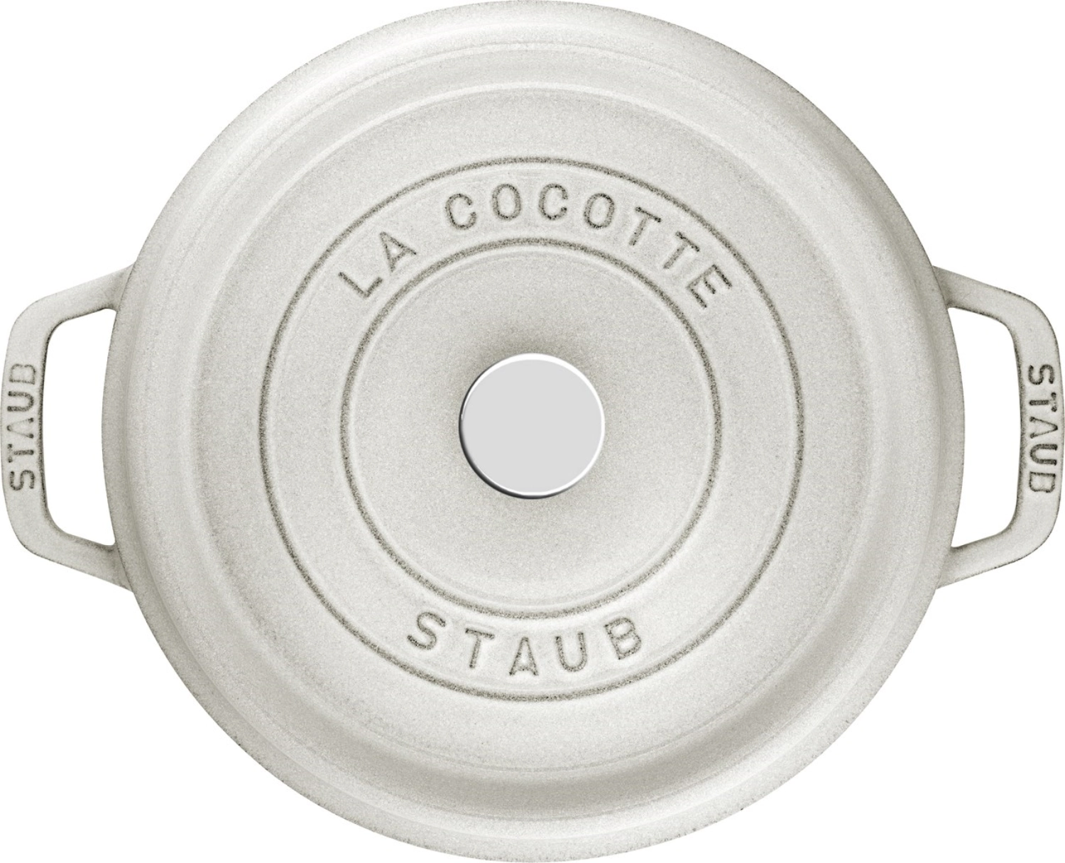 Cocotte 18 cm, ronde, truffe blanche, fonte 1.7l