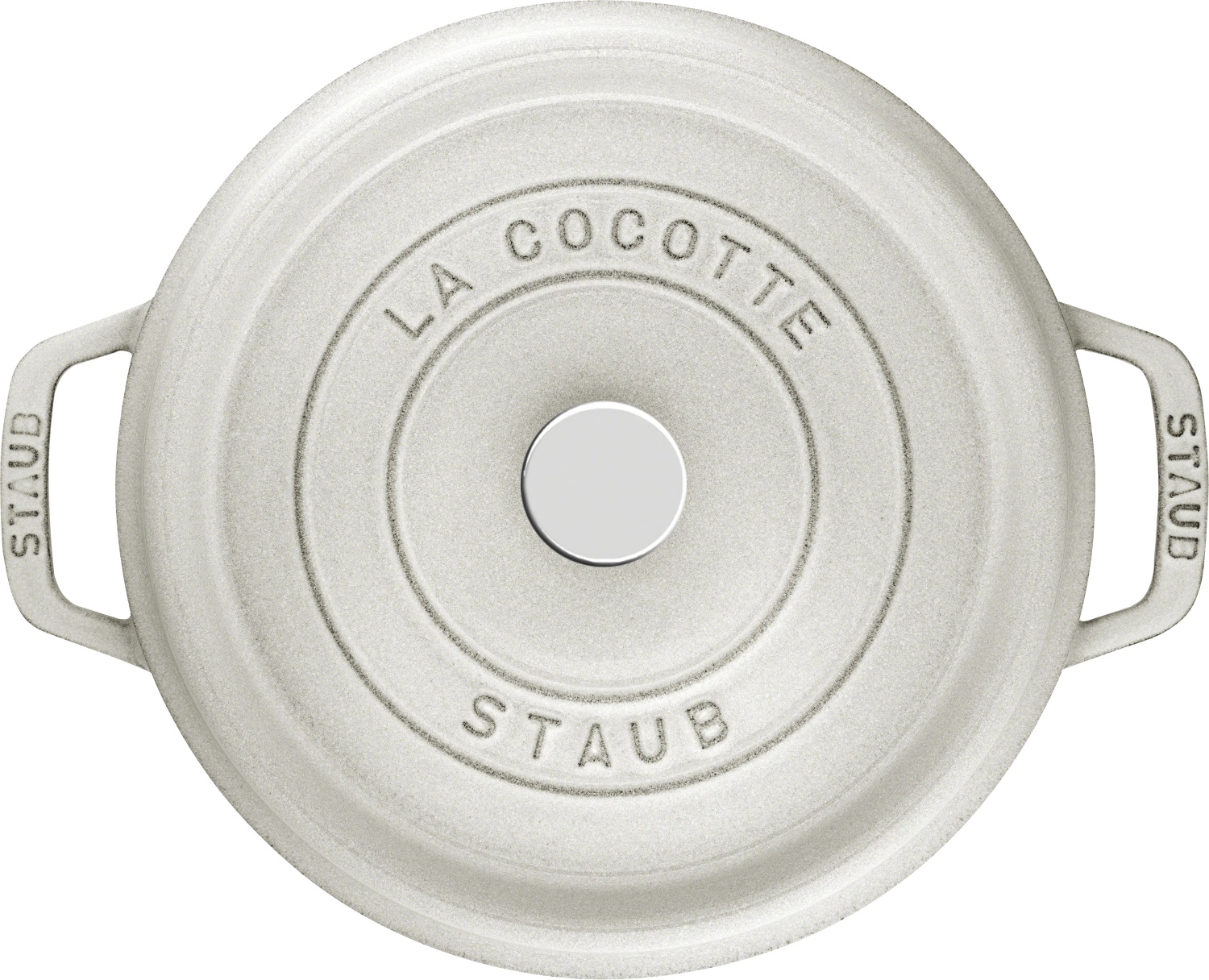 Cocotte 24 cm, ronde, truffe blanche, fonte 3.8l