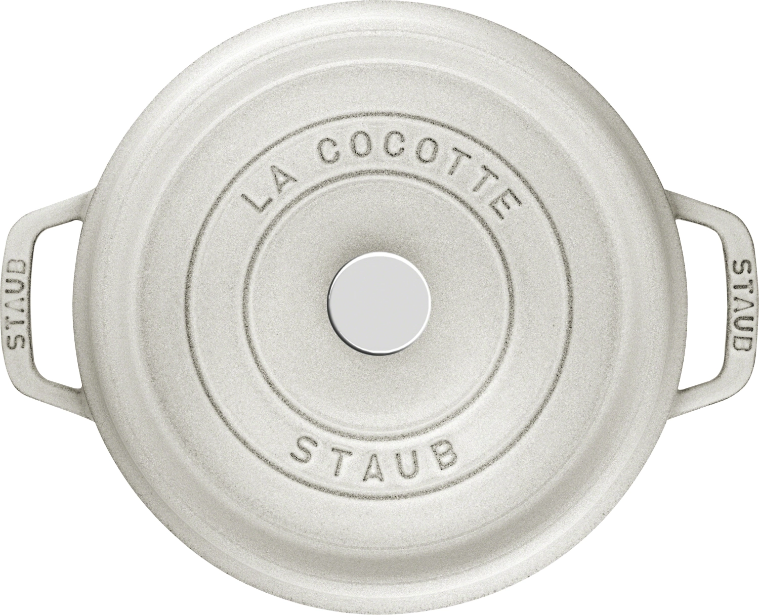 Cocotte 28 cm, ronde, truffe blanche, fonte 6.7l