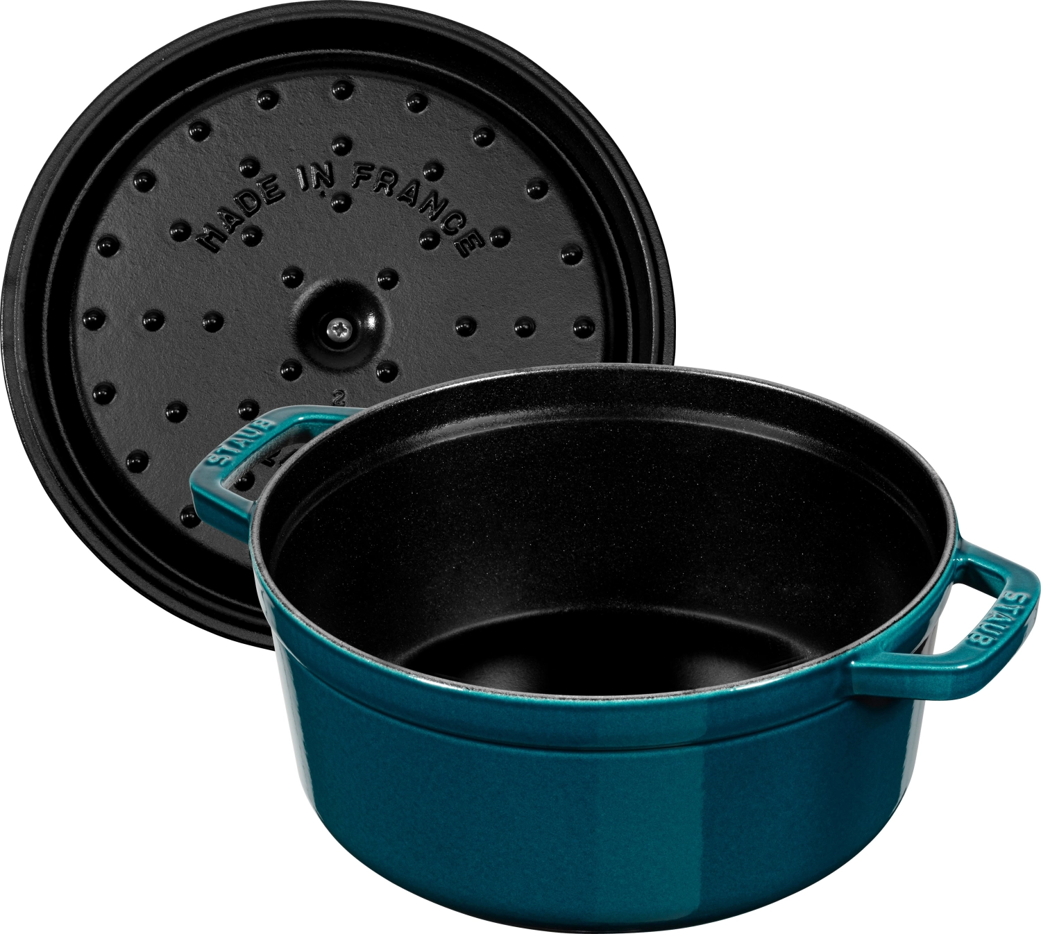 Cocotte 24 cm, ronde, la mer, fonte 3.8l