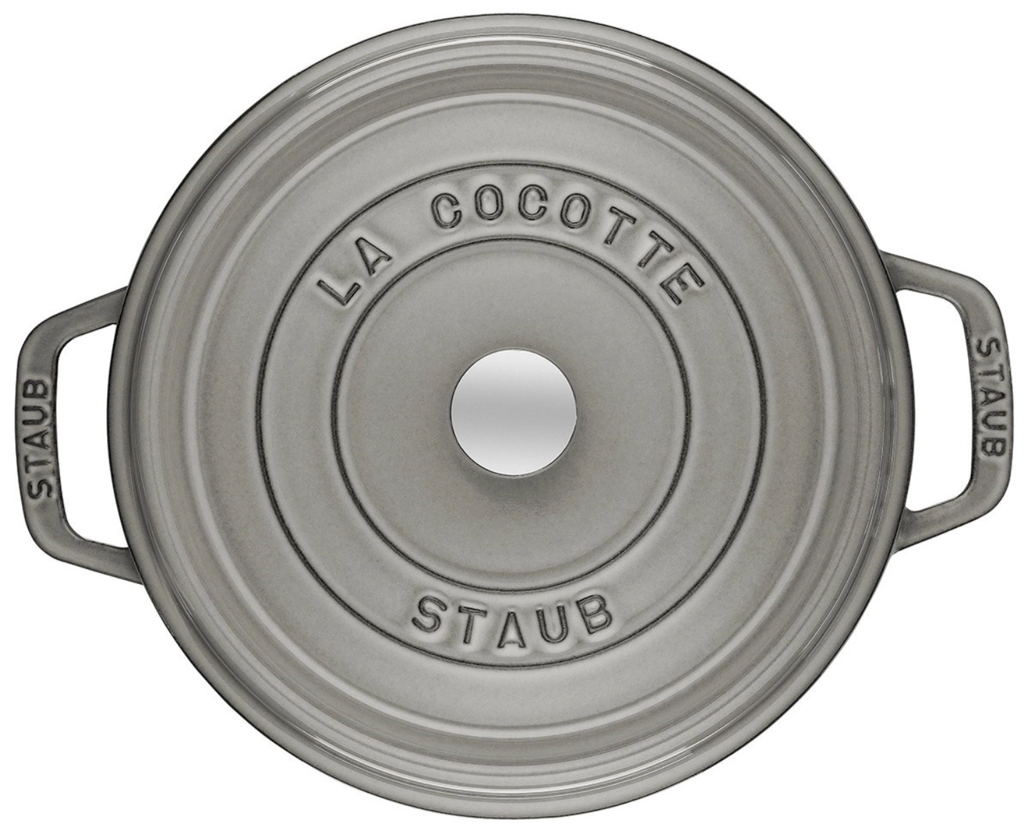 Cocotte 26 cm, ronde, gris graphite, fonte 5.25l