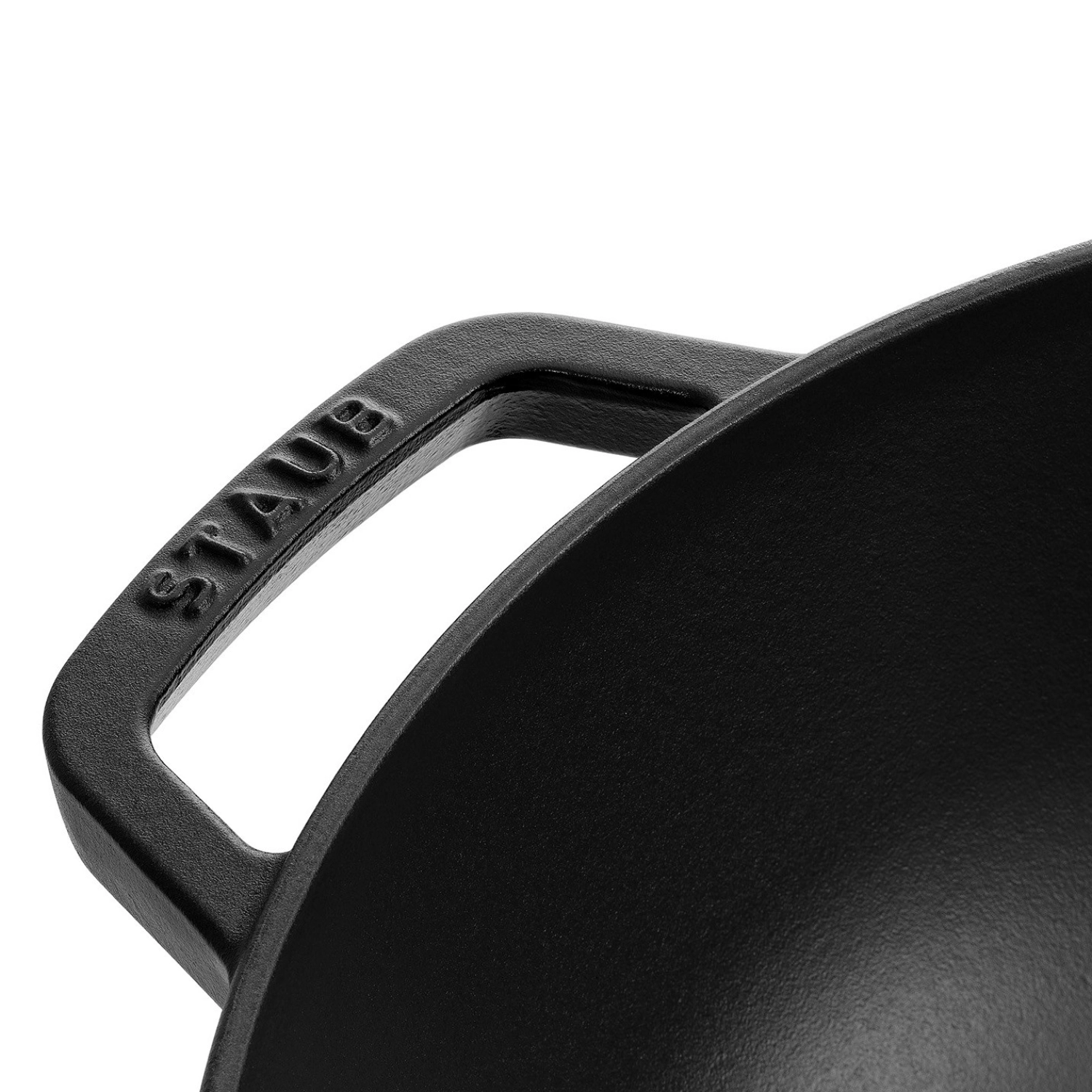 Wok avec couvercle en verre noir 4.4 lt., 30cm