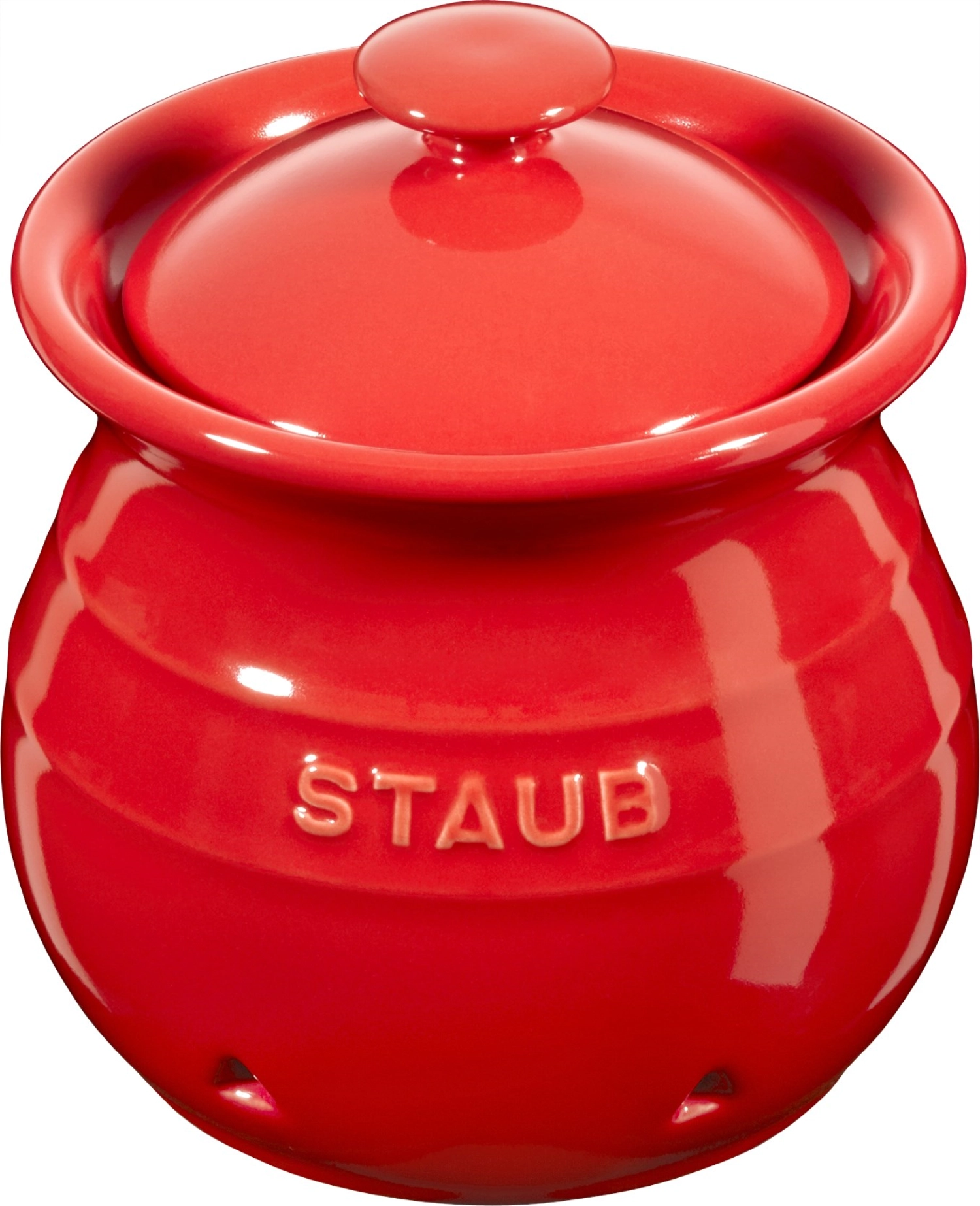 Stce410 pot à ail 500 cerise rond céra