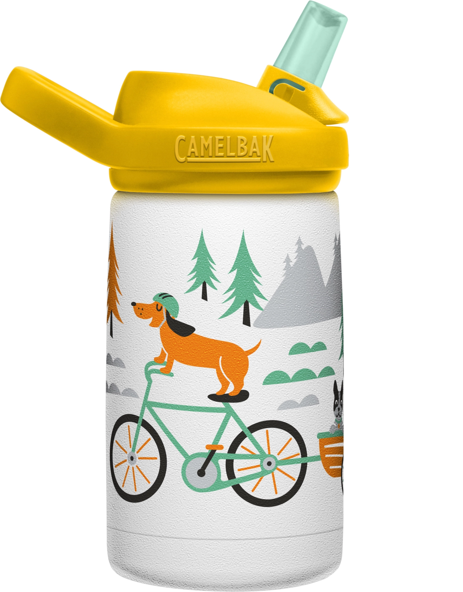 Eddy+ Kids V.I. Bottle 0.35l biking dogs,