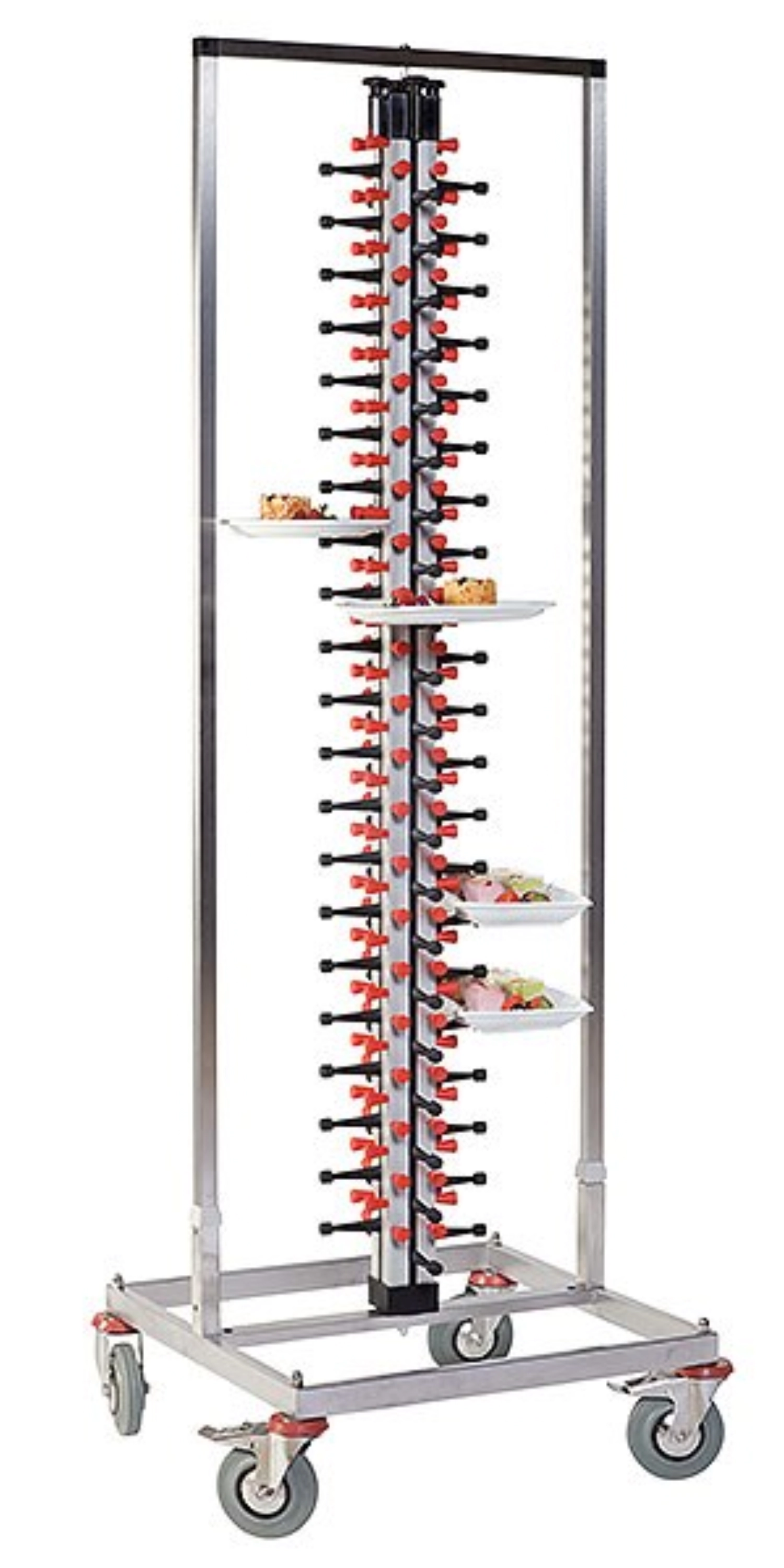 Tellerwagen Standard für 84 Teller 60x60x188cm