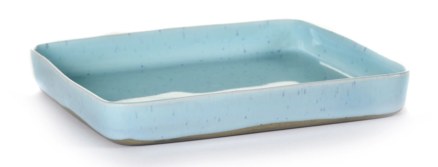 Anita L. TdR carré Assiette 18X18 H2,4 cm Light Blue