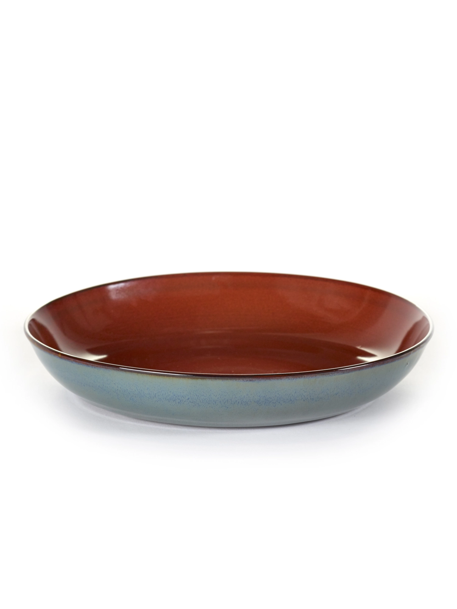 Anita L. TdR Assiette à pâtes D23,5 H4,5 cm Rust Smokey Blue