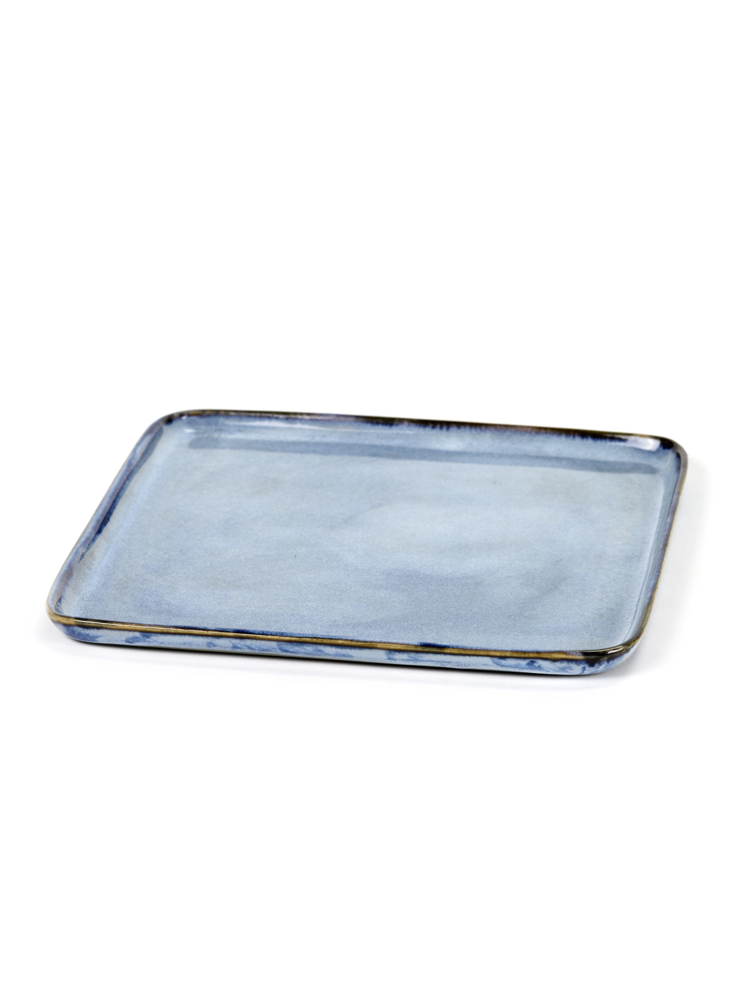 Anita Legrelle TdR carré Assiette S 17,5X17,5 H1 Blue