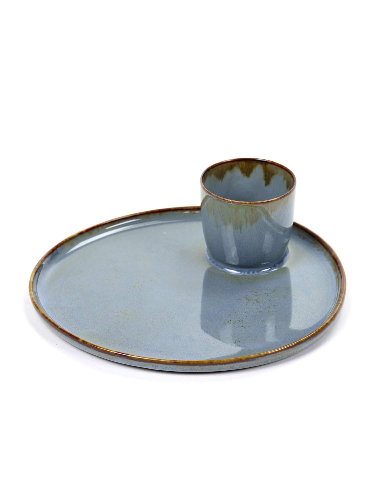 Anita Legrelle TdR Assiette à tapas Smokey Blue D15 H4,5