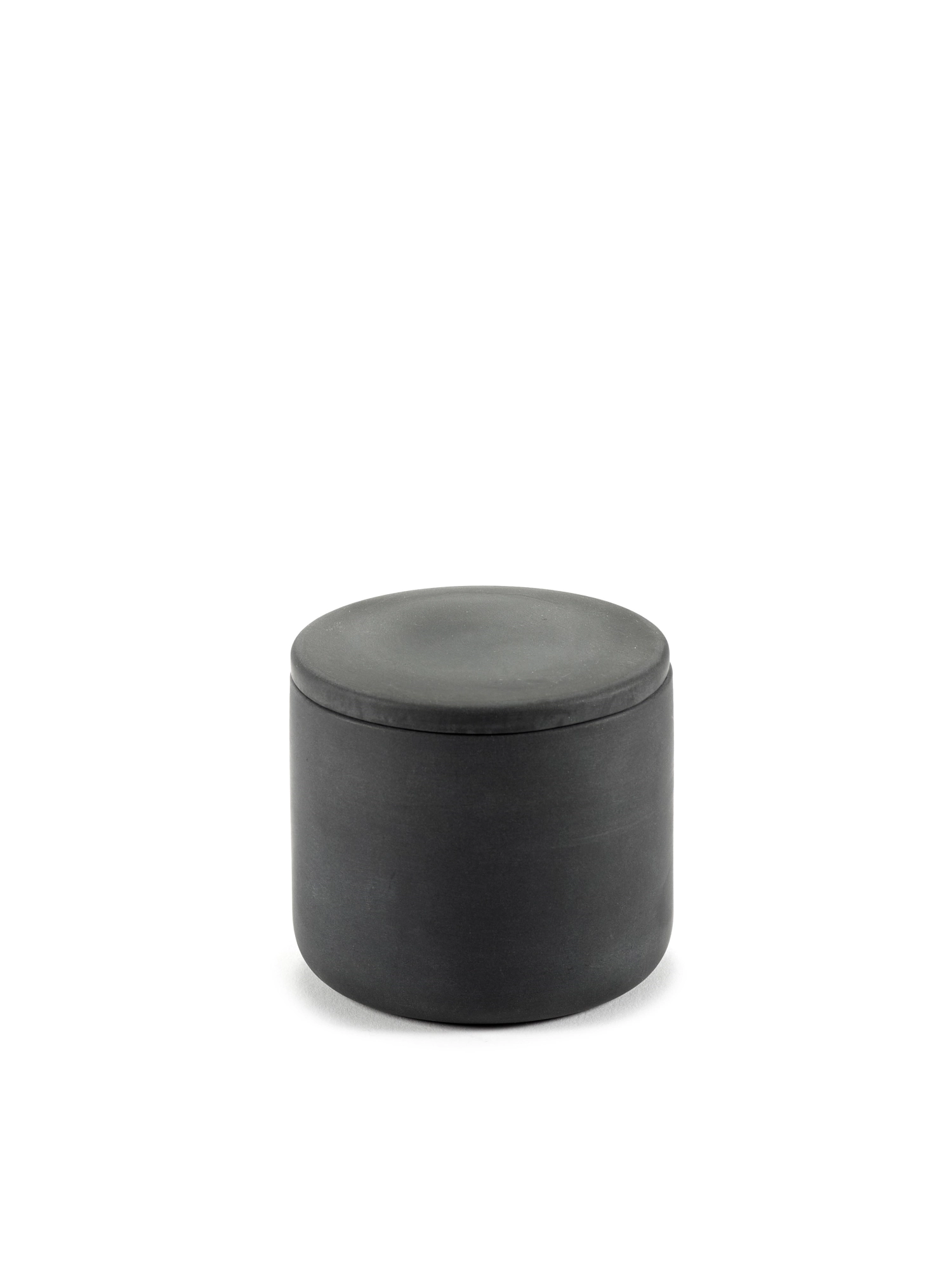 B. Lejoly Box mit Deckel Round Cose S D7 H6.5 cm Dark Grey