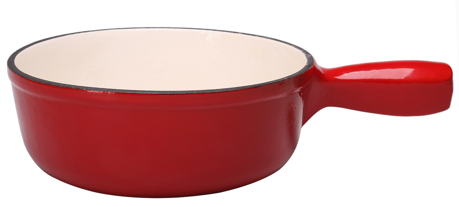 Caquelon en fonte, 22cm, 2.0l, rouge