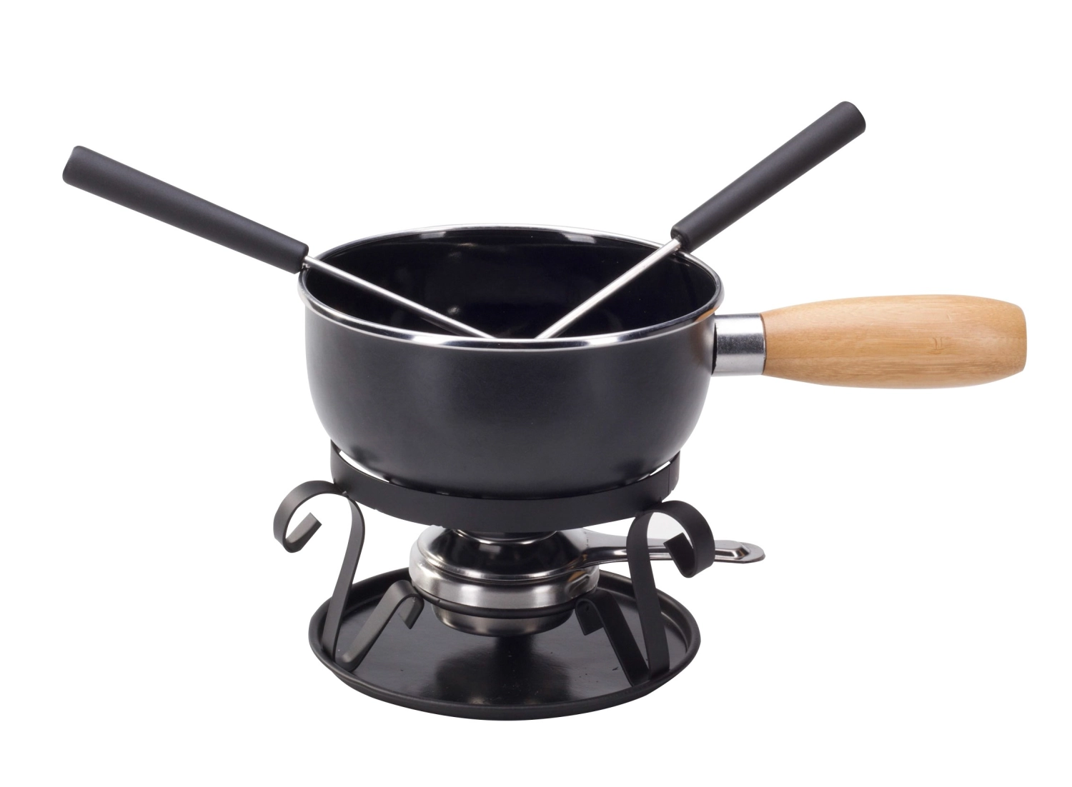 Set à fondue au fromage, émail elegant, 5 pièces, ø16cm