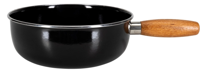 Käsefondue - Caquelon, Emaille "Classic",Ø 22 cm,schwarz