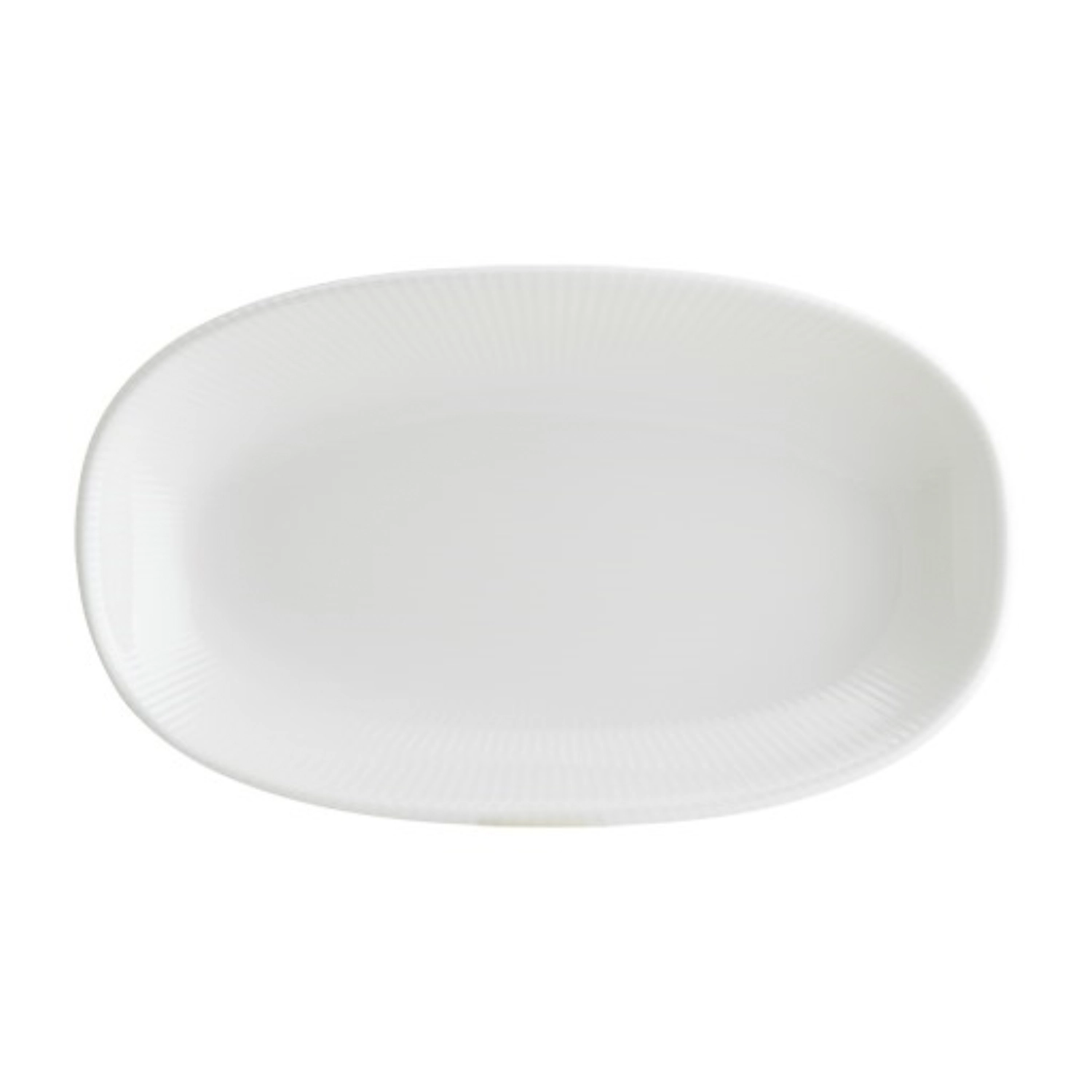 Assiette Iris White Gourmet ovale 29x17cm