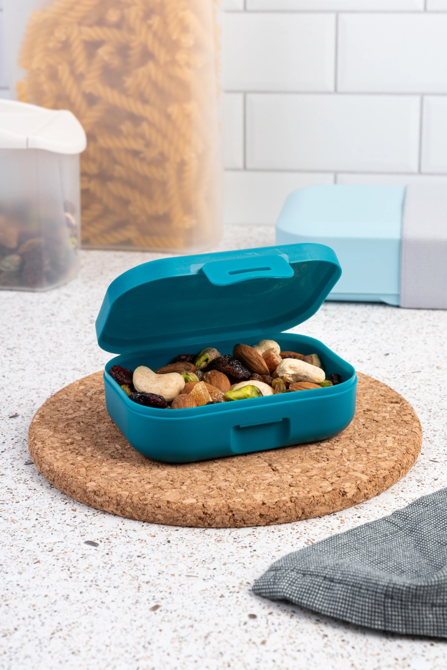 AMUSE BASIC Snackbox klein 109x80x37 DEEP SEA GREEN