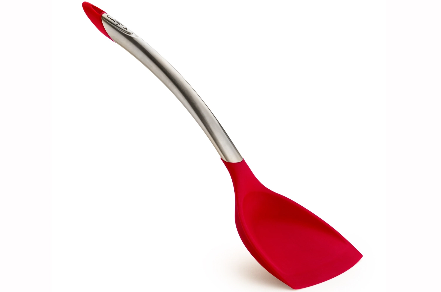 Spatule pour wok 32cm acier inoxydable/plastique rouge