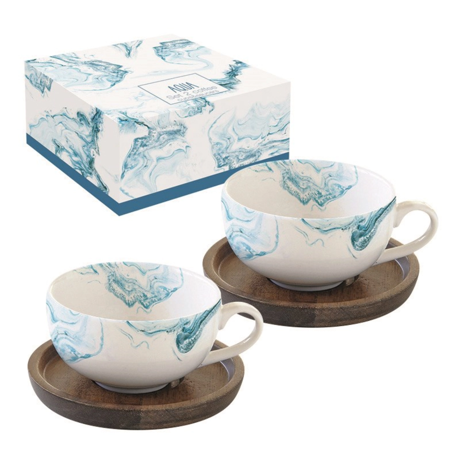 Set de 2 tasses à café a. soucoupe