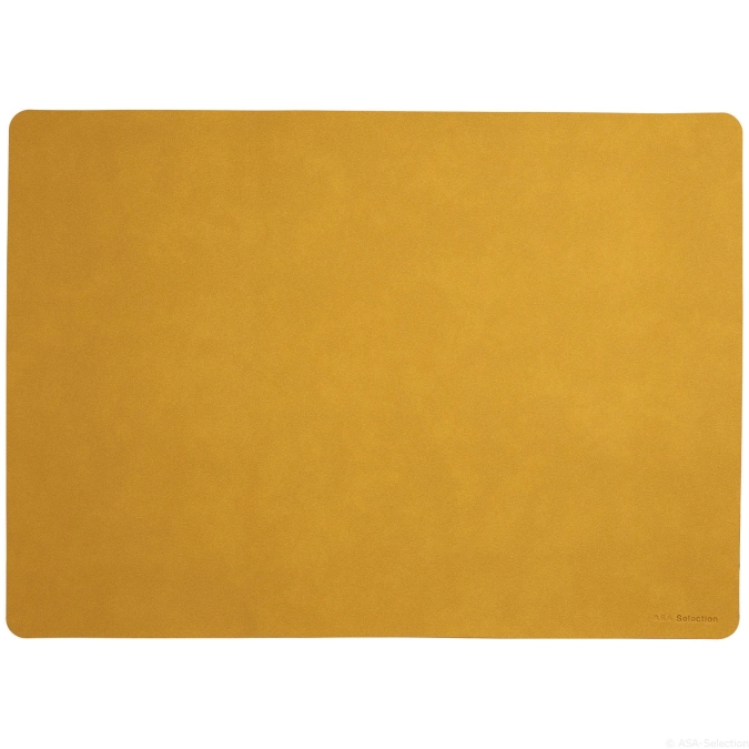 Pvc soft leather set de table 33x46cm amber