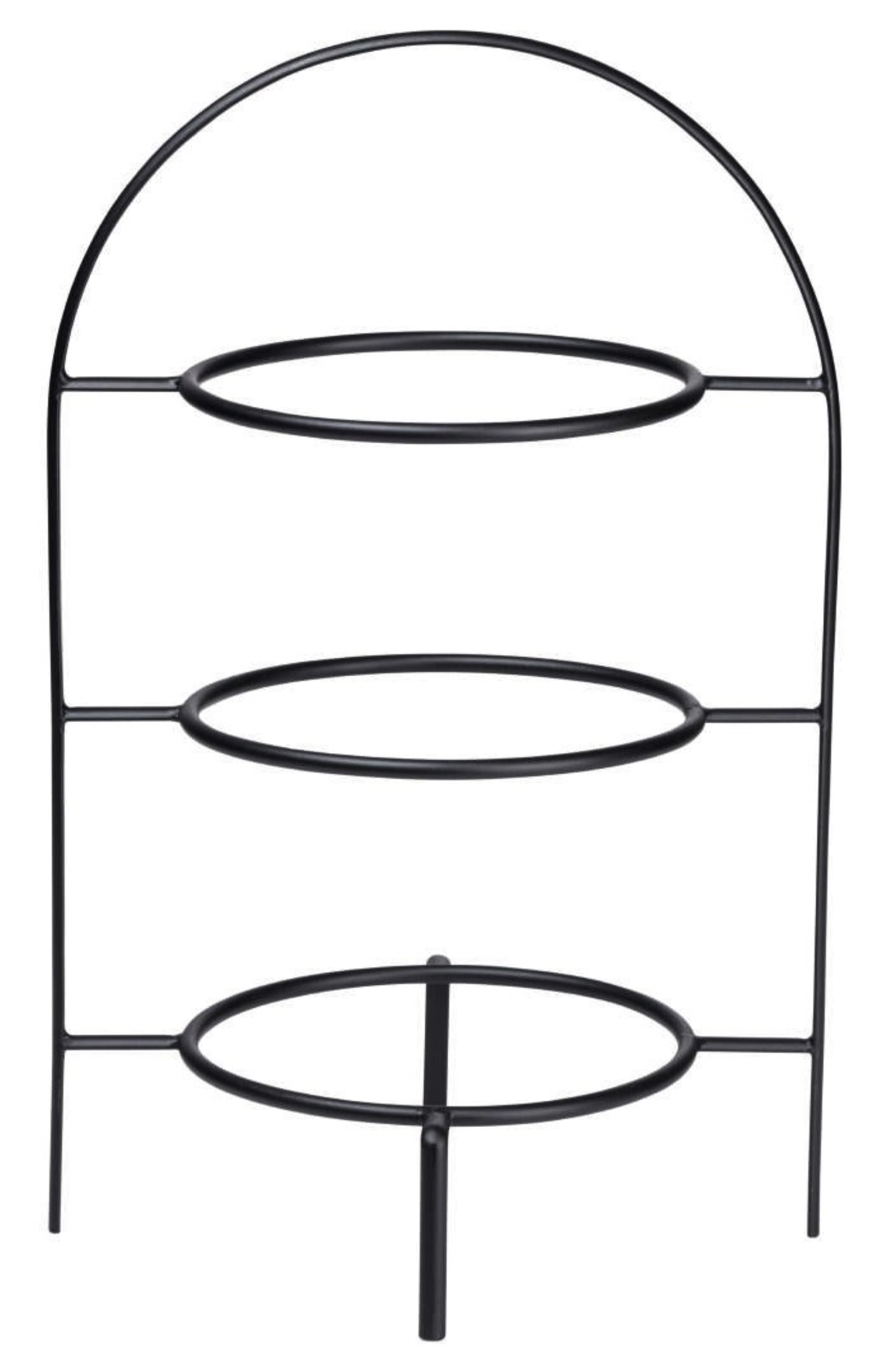 À Table ligne noire Etagere 3-stufig für Dessertteller