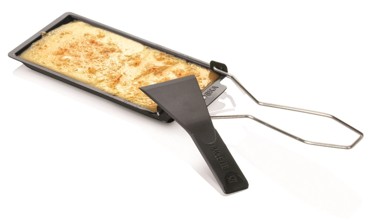 Cheese Barbeclette® schwarz Edelst. Plastik Stahl 270x90x10