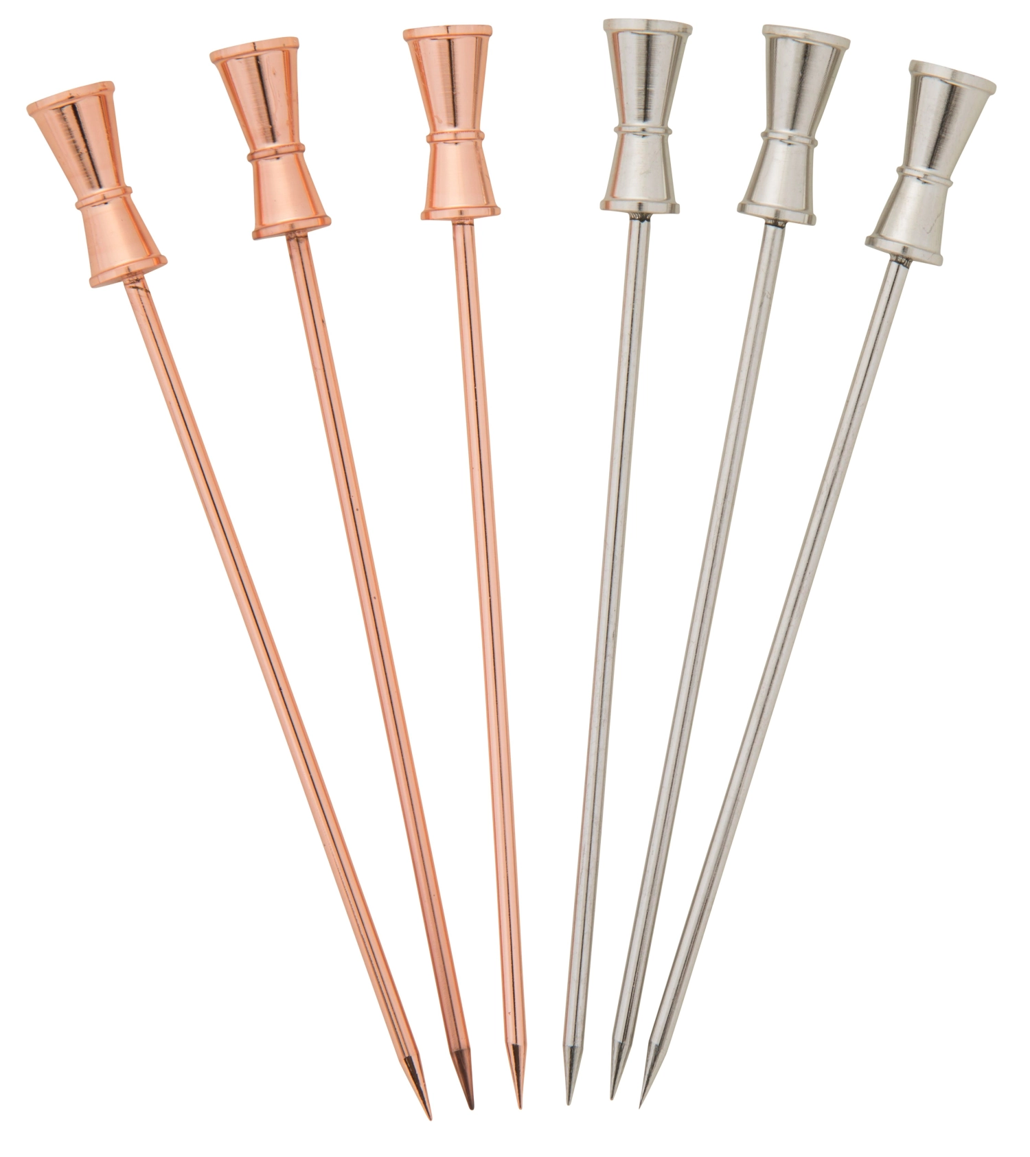 Lot de 6 piques à cocktail, mesure de basculement 12cm